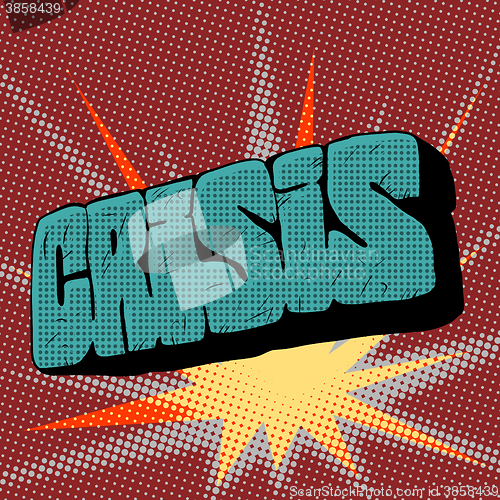 Image of stones text crisis