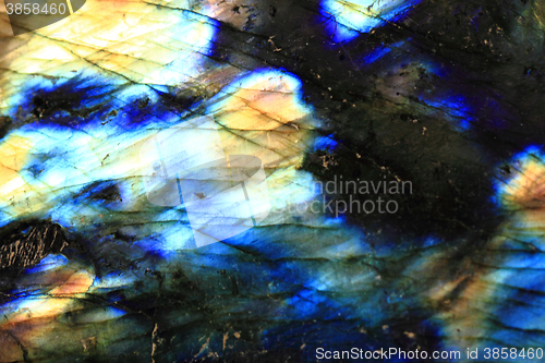 Image of labradorite mineral background