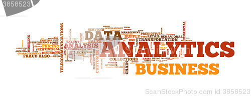 Image of Illustration of analytics business analysis