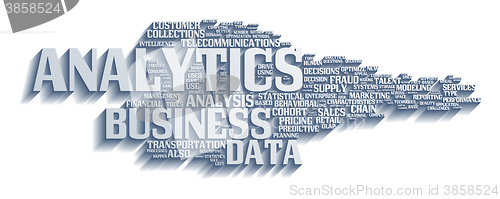 Image of Illustration of analytics business analysis