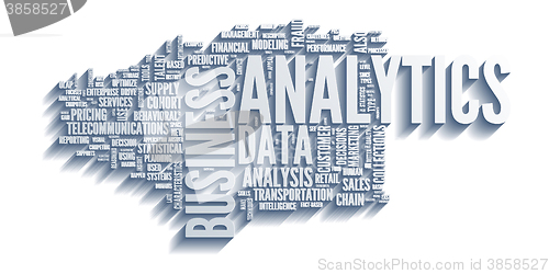 Image of Illustration of analytics business analysis