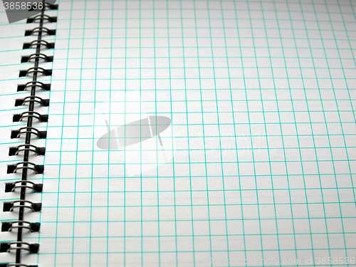 Image of Blank notebook page