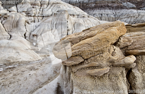 Image of Badlands Alberta  hoo doo