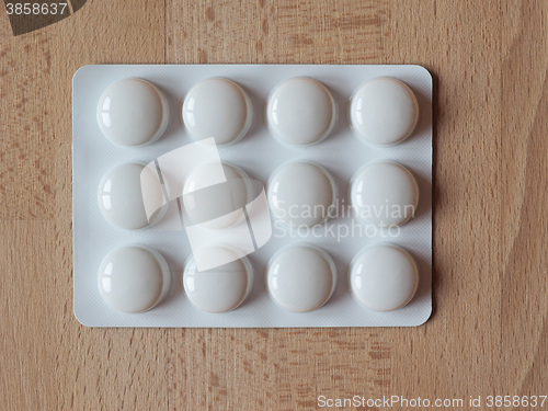 Image of Medical pills on a table