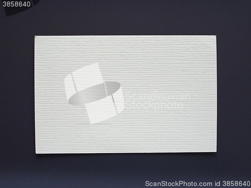 Image of Blank paper tag label