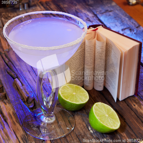 Image of Cocktail in margarita glass 