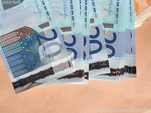 Image of Twenty Euro notes