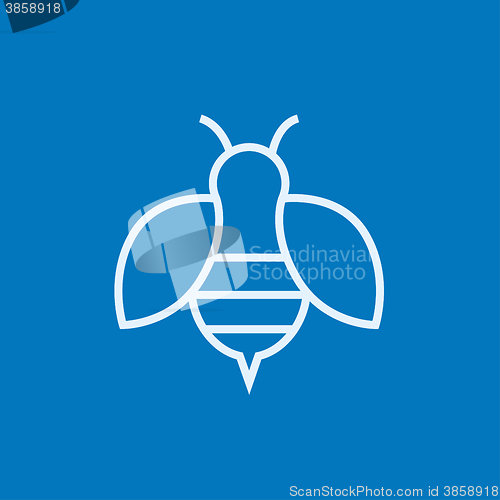 Image of Bee line icon.