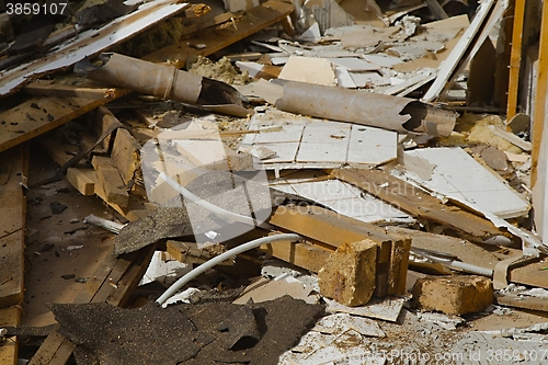 Image of Debris pile closeup