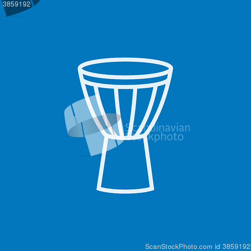 Image of Timpani line icon.