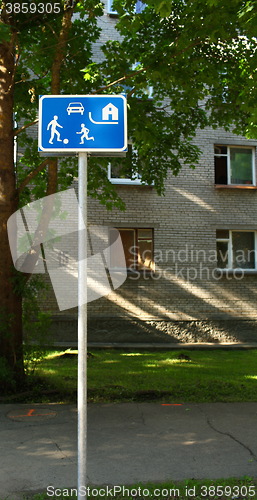Image of Residential zones traffic sign