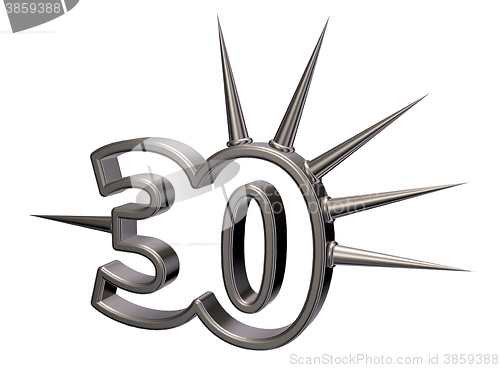 Image of prickles number thirty - 3d rendering