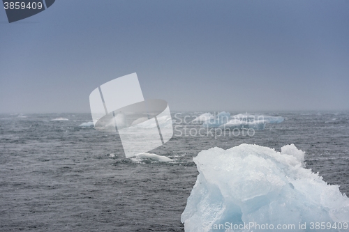 Image of Icebergs at glacier lagoon 