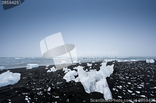 Image of Icebergs at glacier lagoon 