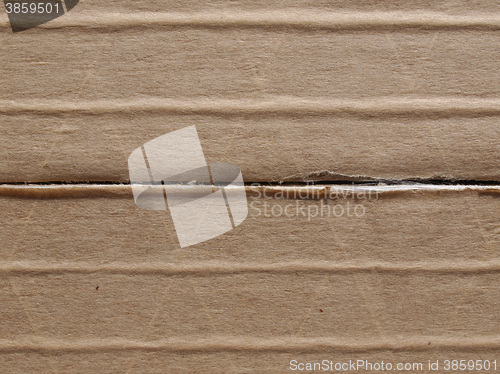 Image of Brown corrugated cardboard background