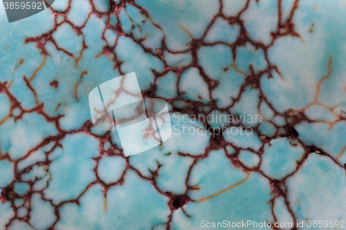 Image of turquoise mineralbackgroun