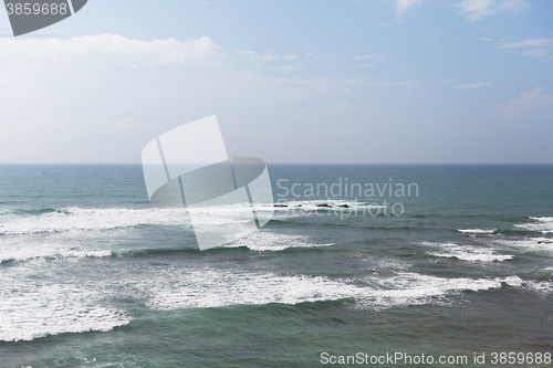 Image of sea and sky on Sri Lanka