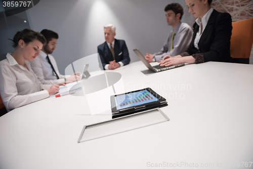 Image of business people group brainstorming on meeting
