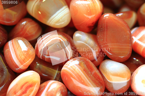 Image of orange agate minerals