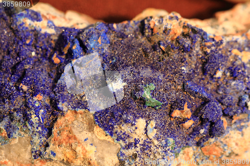 Image of azurite mineral texture