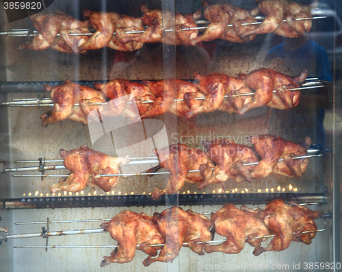 Image of grilled chicken texture