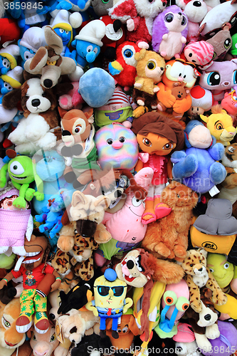 Image of cuddly toys collection