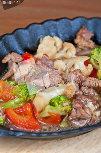 Image of meat with vegetables