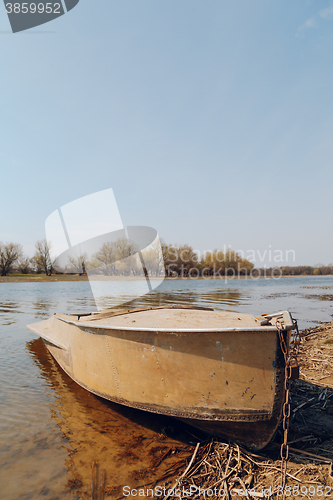 Image of Boat at the riverside