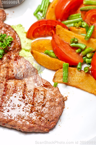 Image of Beef chop with vegetable