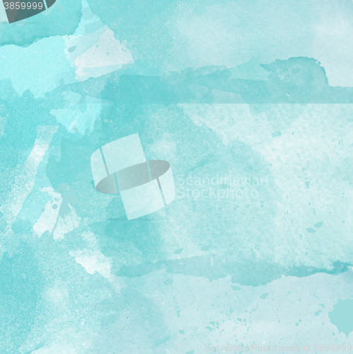 Image of Abstract vector hand-drawn watercolor background
