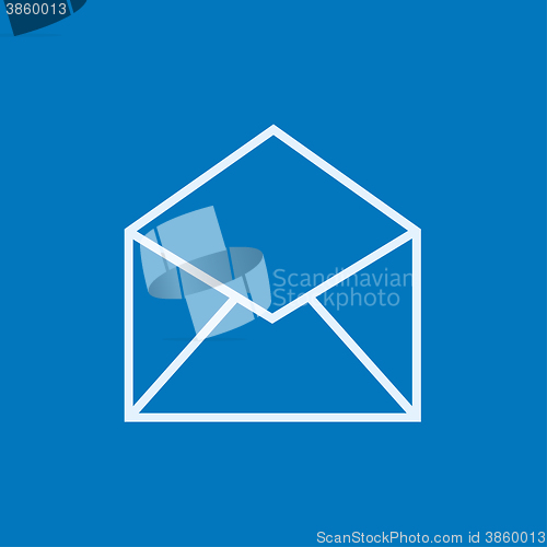 Image of Envelope line icon.