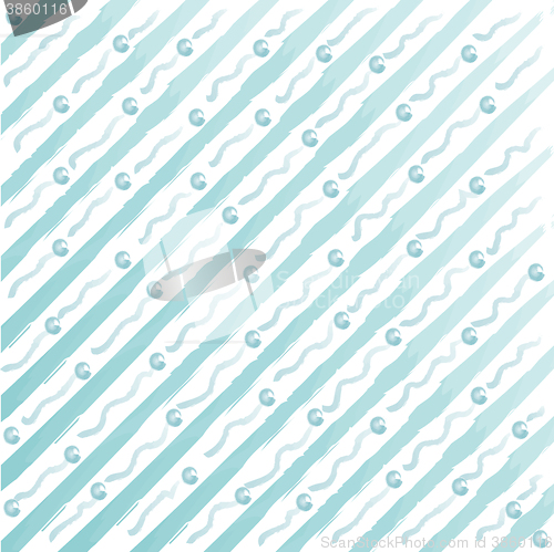 Image of watercolor stripes and dots background