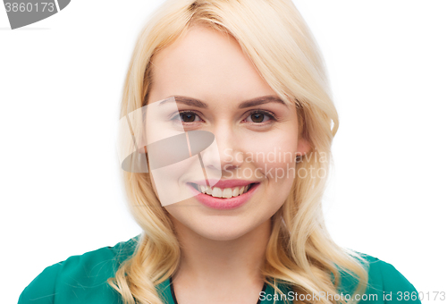 Image of smiling young woman face