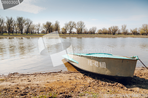 Image of Boat at the riverside