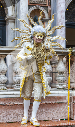 Image of Disguised Man - Venice Carnival 2014