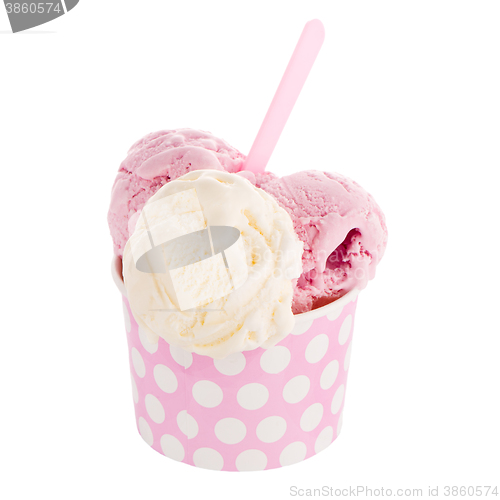 Image of Ice cream scoop in paper cup