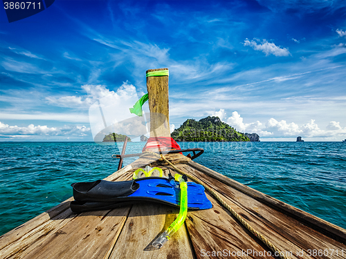 Image of Snorkeling set on boat