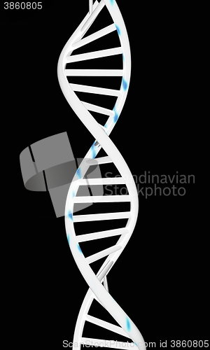 Image of DNA structure model