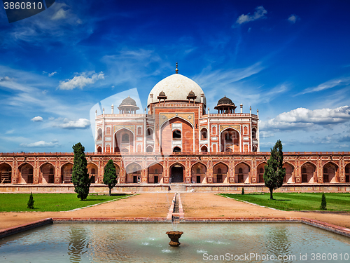 Image of Humayun\'s Tomb. Delhi, India