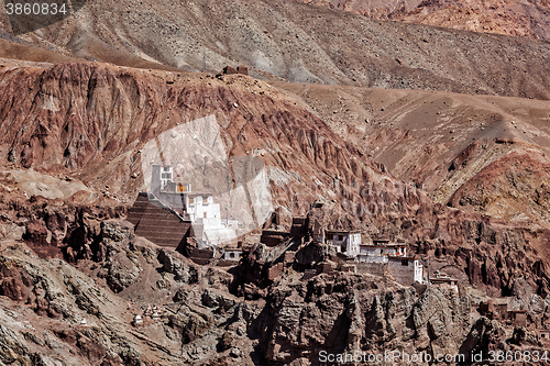 Image of Basgo monastery. Ladakh, India