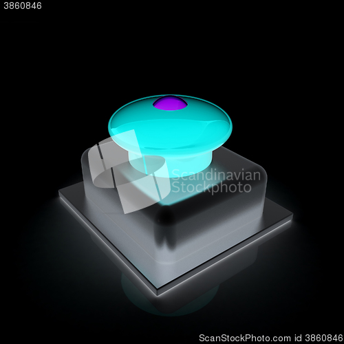 Image of Emergency Button 3d icon