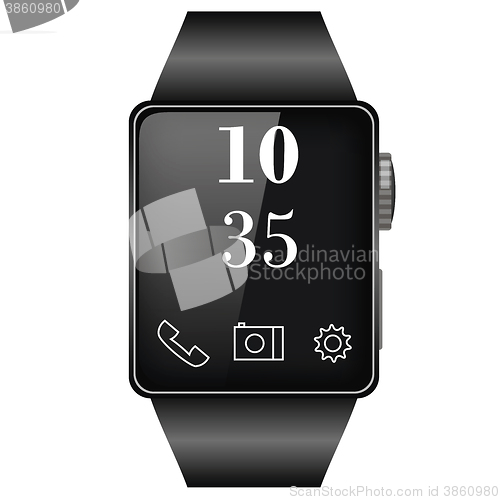 Image of Black Smart Watch