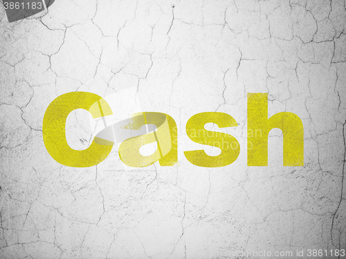 Image of Banking concept: Cash on wall background