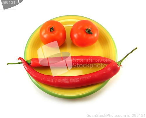 Image of vegetable smiley