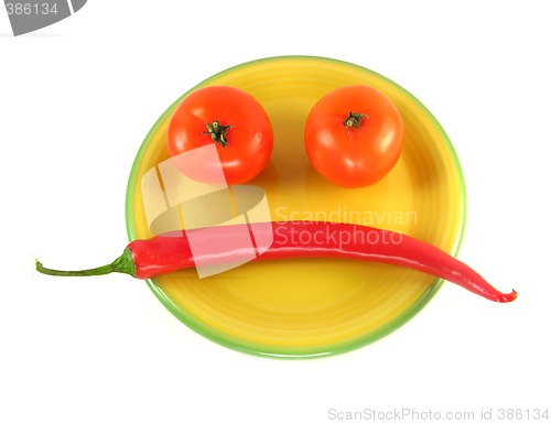 Image of vegetable smiley