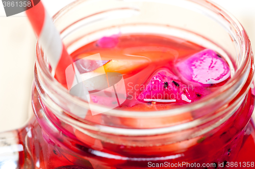 Image of fresh fruit punch drink