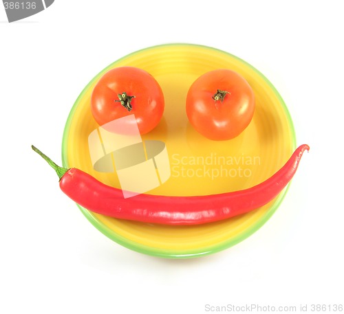 Image of vegetable smiley