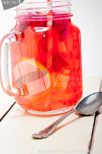 Image of fresh fruit punch drink