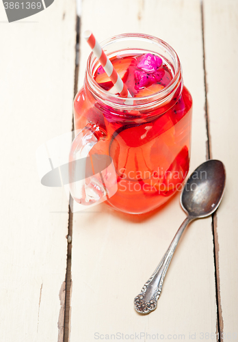 Image of fresh fruit punch drink