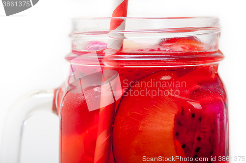 Image of fresh fruit punch drink